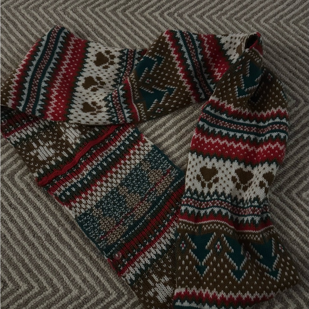 Self Esteem Vibrant Holiday Sweater and Scarf - Picture 12 of 12